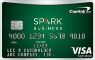 capital one spark cash for business card art