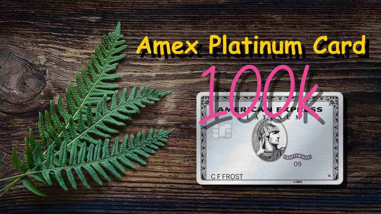 amex platinum 100k offer